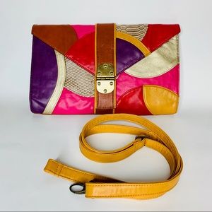 Retro bag MiaoW clutch multicolor